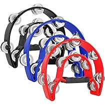 ⑦ スマイル 様 tambourine Amazon.com: EastRock Tambourine Metal Jingles Hand Held